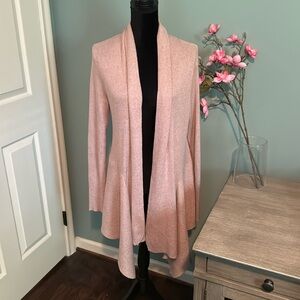 NWT WHBM Dusty Rose Sweater Coat